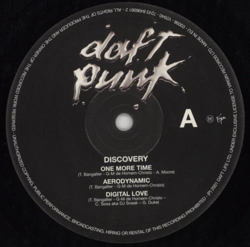 Daft Punk Discovery - 1st + Daft Card Insert UK 2-LP vinyl